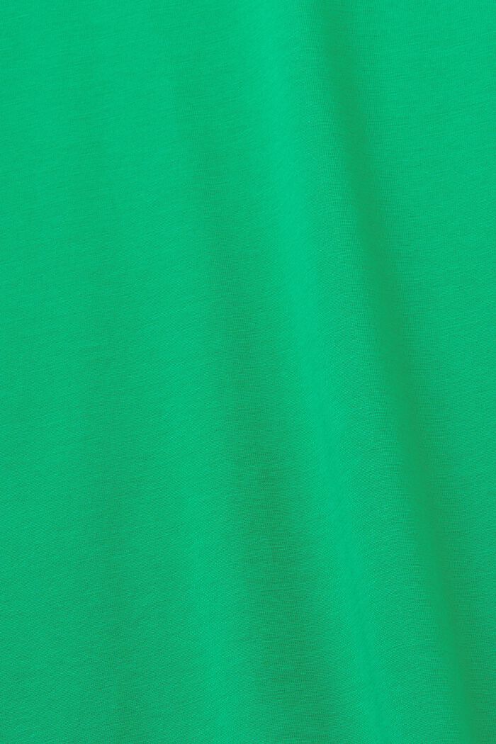 Pima cotton slim fit t-shirt, GREEN, detail image number 5