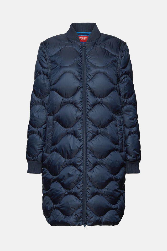 ESPRIT - Recycled: quilted transformer coat at our online shop