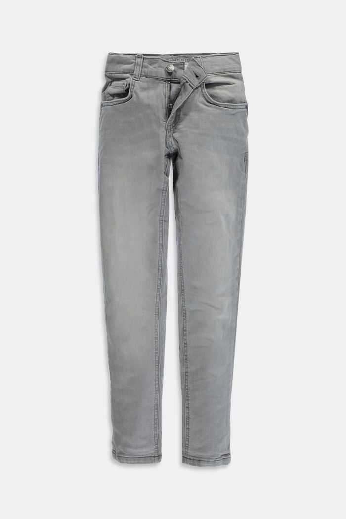 Stretch jeans available in different widths with an adjustable waistband