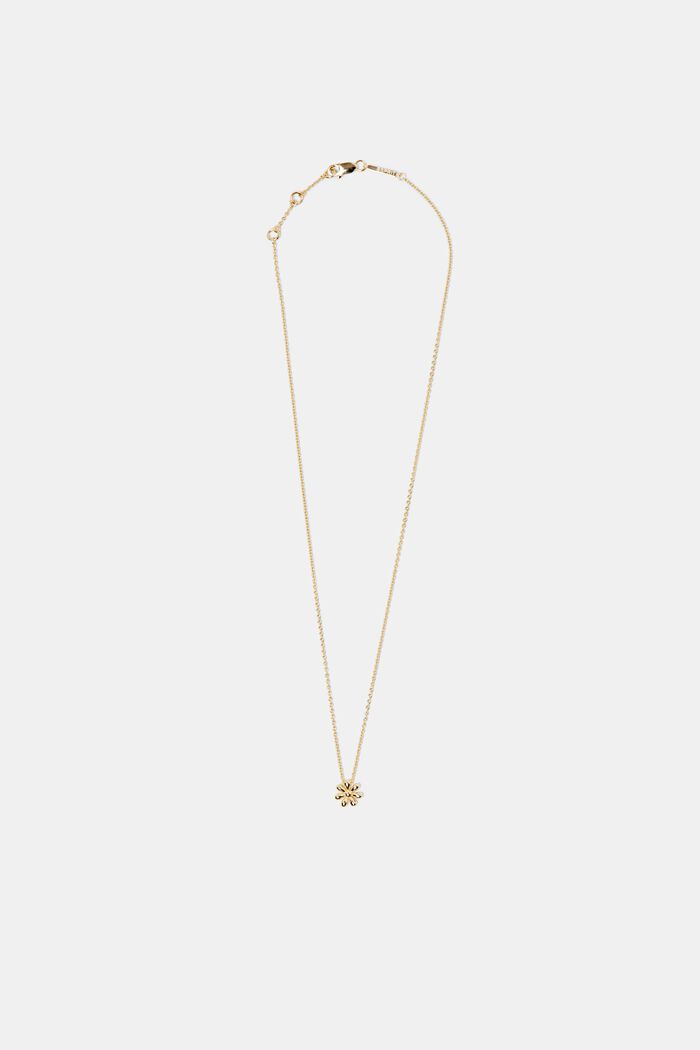 Daisy Slider Pendant Necklace, GOLD, detail image number 0