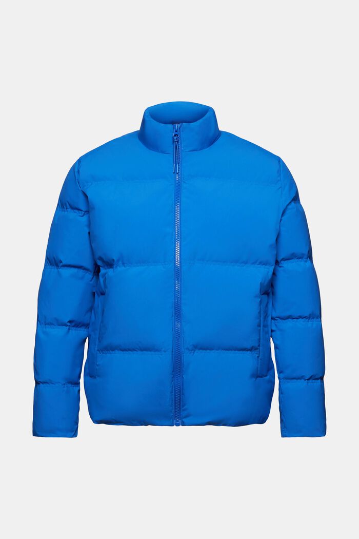 Recycled: puffer jacket with down, BRIGHT BLUE, detail image number 6