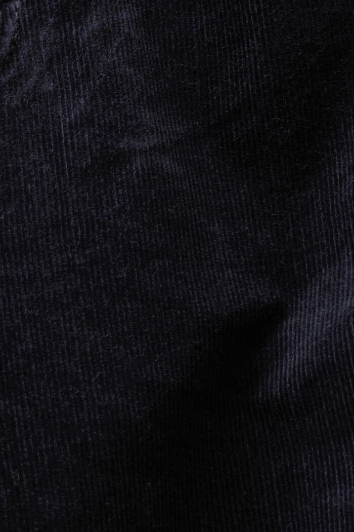 High-Rise Bootcut Fit Corduroy Trousers, NAVY, detail image number 5