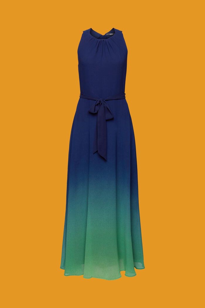 Sleeveless maxi dress, NAVY, detail image number 7