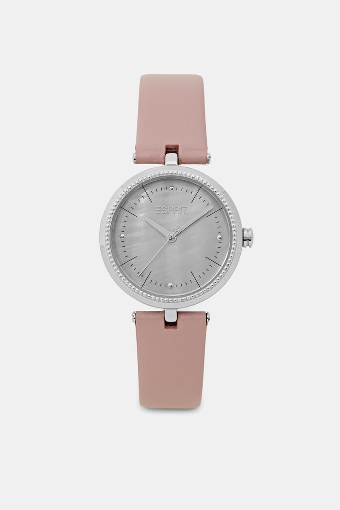Watch with Leather