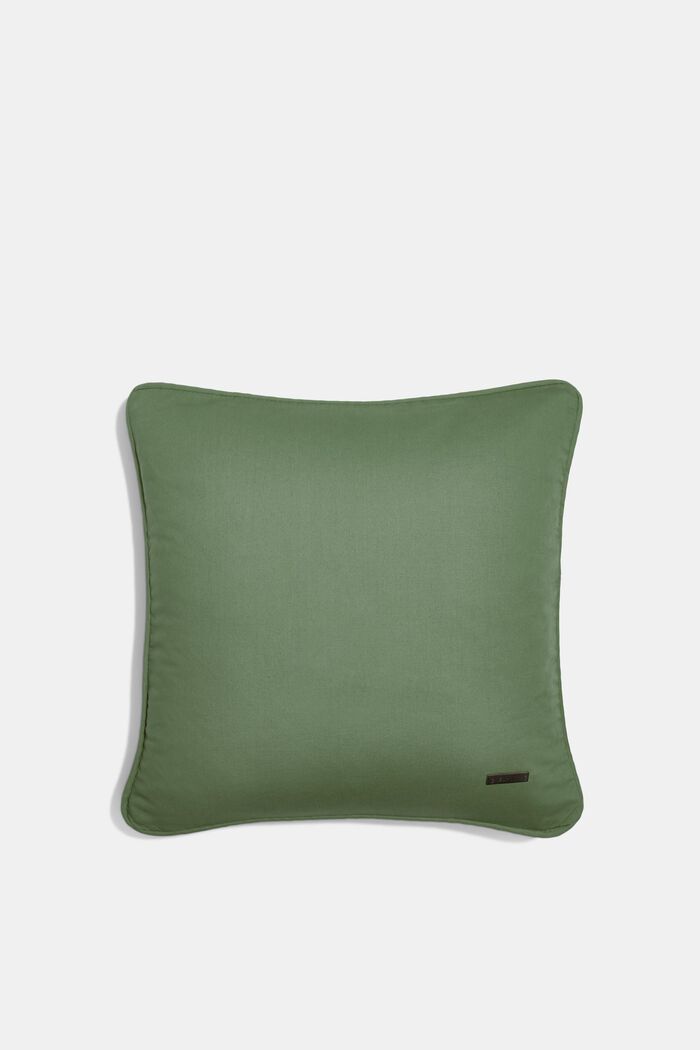 Cushion cover made of 100% cotton, GREEN, detail image number 0