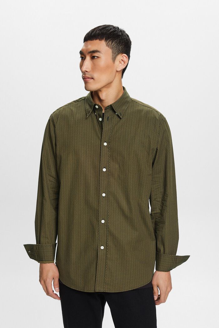 ESPRIT - Printed Relaxed Fit Cotton Shirt at our online shop