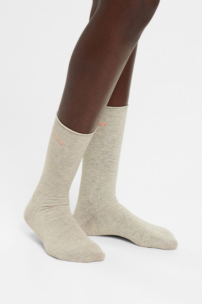 2-Pack Chunky Knit Socks, STORM GREY, detail image number 2