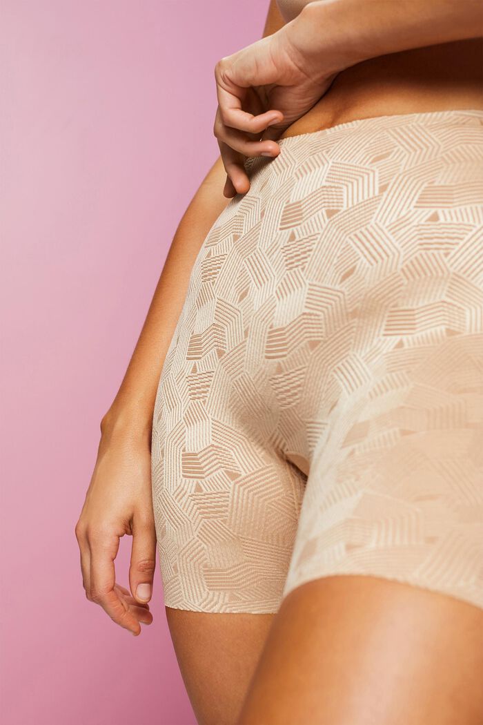 Soft shaping lace hipster shorts, DUSTY NUDE, detail image number 2