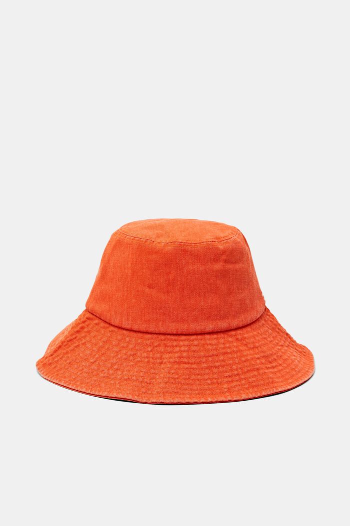 Twill Bucket Hat, BRIGHT ORANGE, detail image number 0