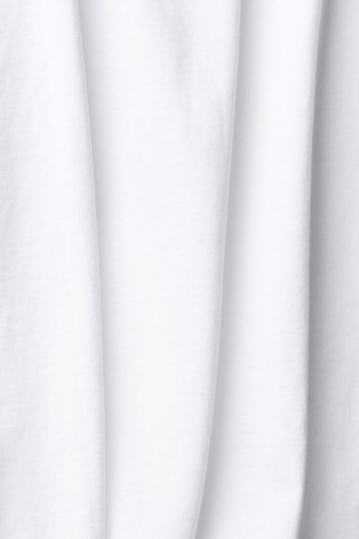 Jersey T-shirt with front print, WHITE, detail image number 1