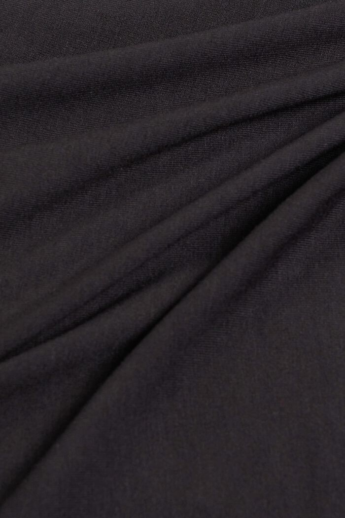 Pyjama set with lace, LENZING™ ECOVERO™, BLACK, detail image number 4