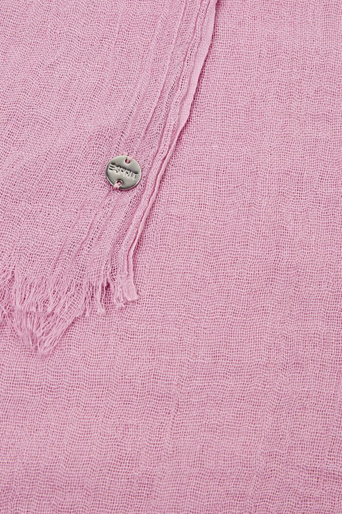 Scarf with crinkle effect, LILAC, detail image number 1