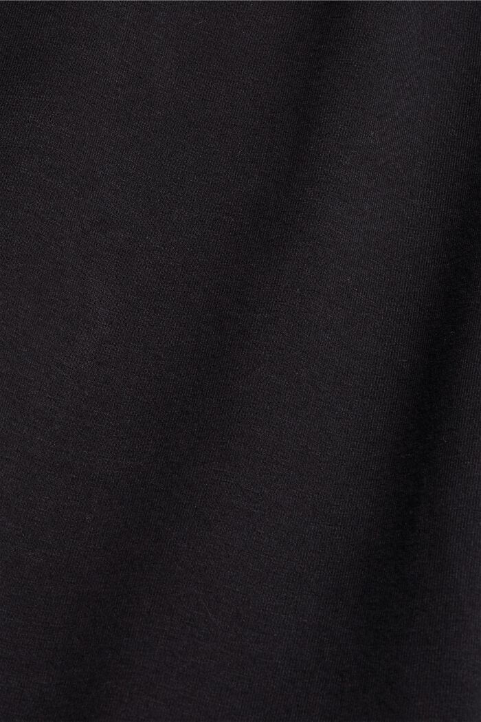 Sweatshirt in organic cotton, BLACK, detail image number 4