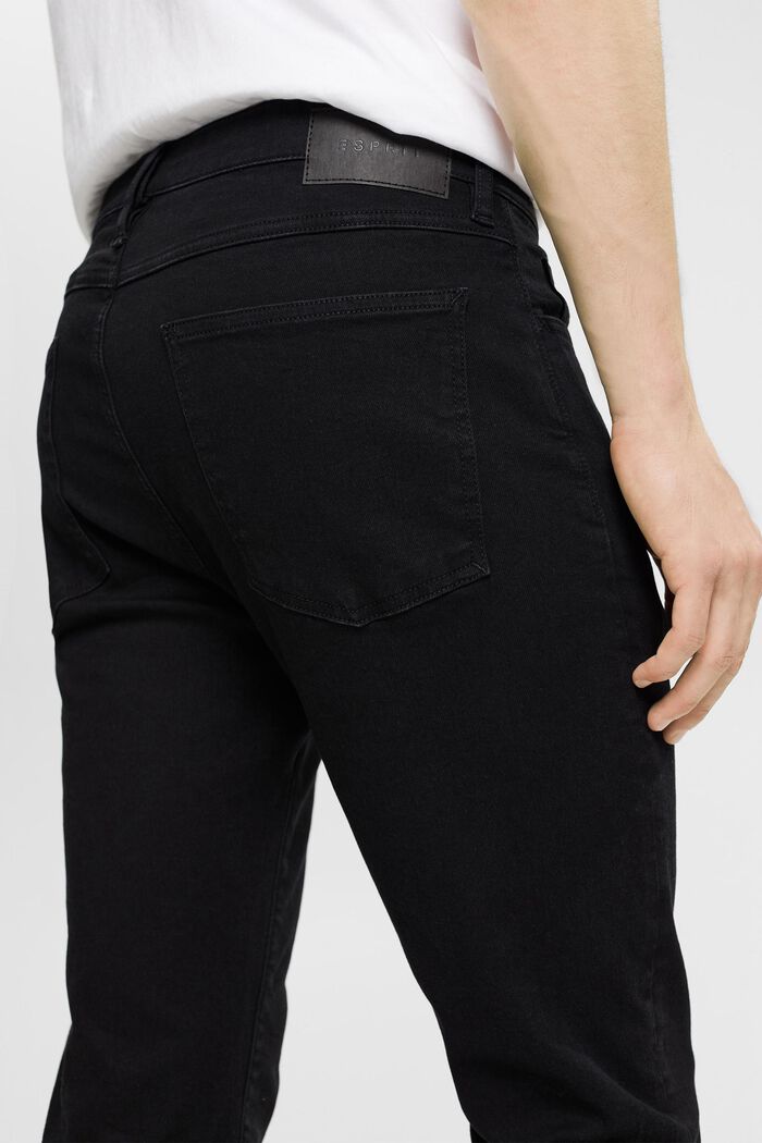 Organic cotton jeans, Dual Max, BLACK RINSE, detail image number 4