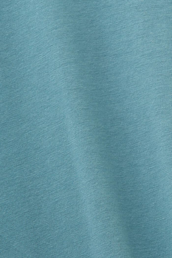 Jersey Long Pyjama Set, NEW TEAL BLUE, detail image number 4