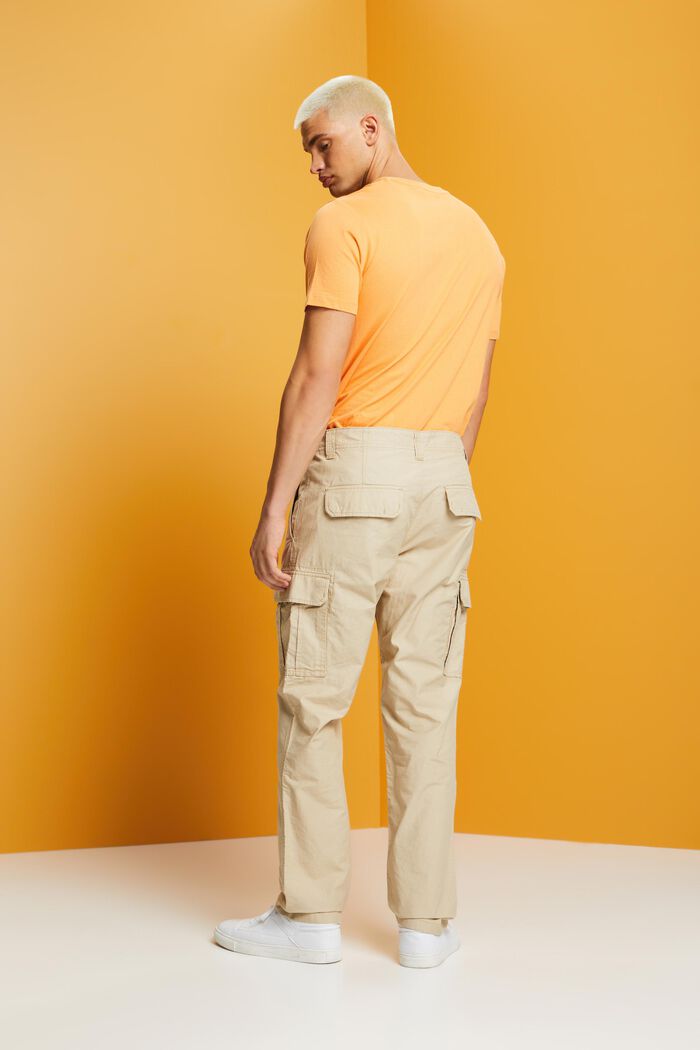 Cotton Twill Cargo Pants, SAND, detail image number 3