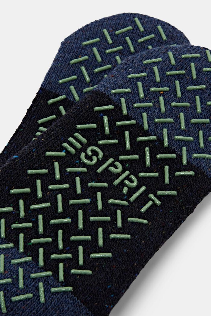 Wool-blend homesocks with non-slip sole, MARINE, detail image number 1