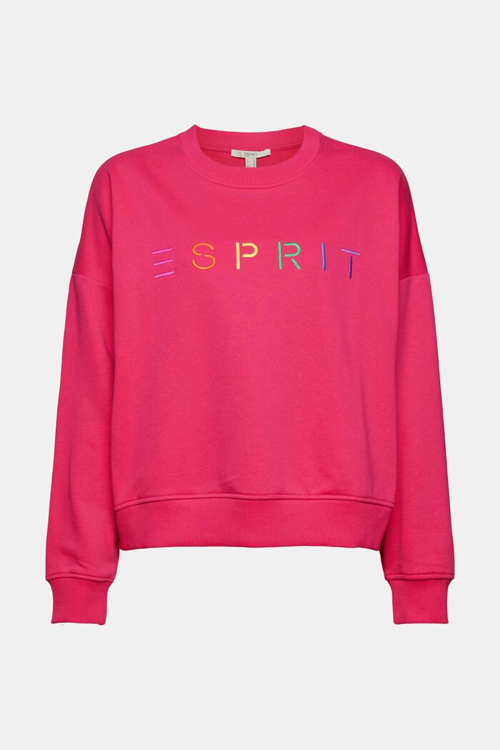 Sweatshirt with a logo embroidery, blended cotton