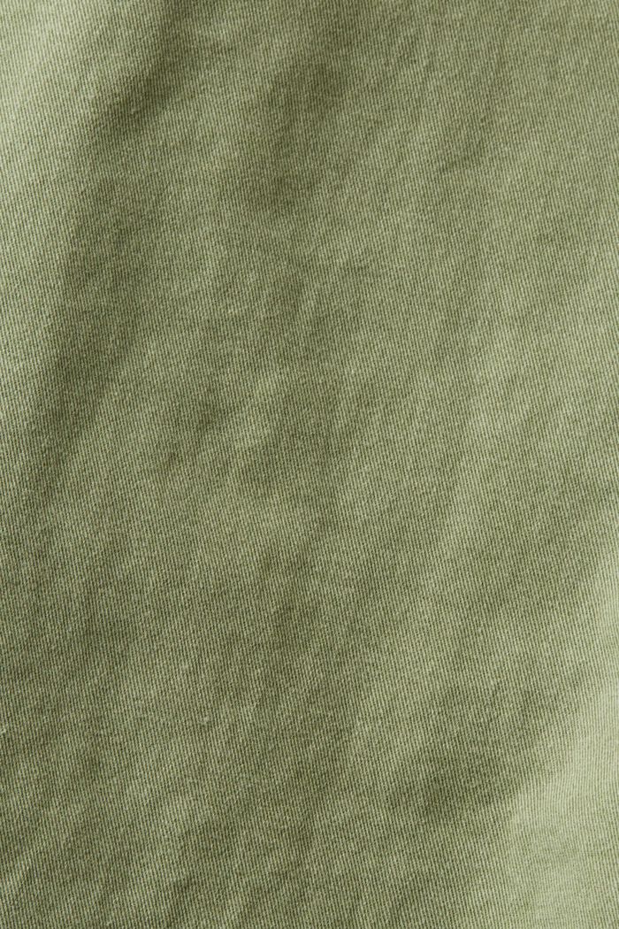 Stretch cotton chinos, LIGHT KHAKI, detail image number 4