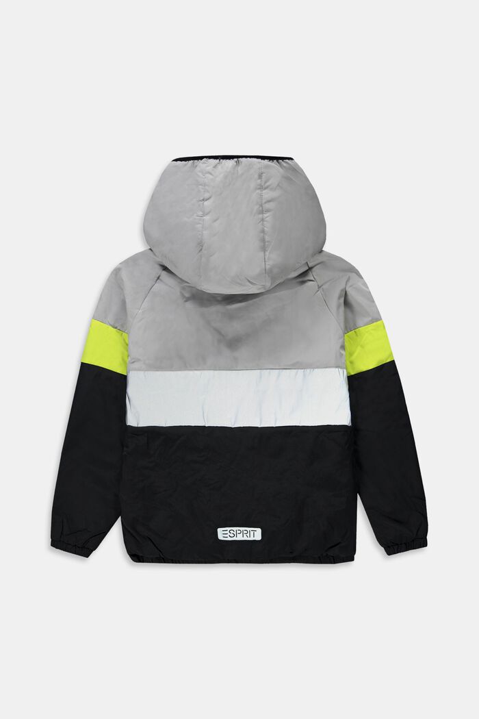 Jacket with hood, BLACK, detail image number 1