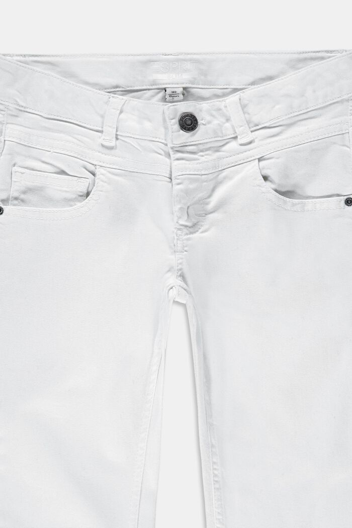 Pants denim, WHITE, detail image number 2