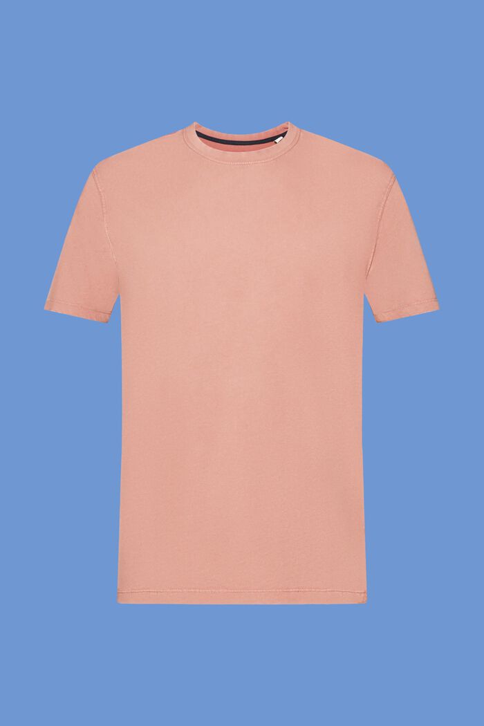 Garment-dyed jersey t-shirt, 100% cotton, DARK OLD PINK, detail image number 6