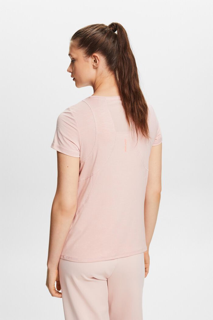 ESPRIT - Mesh-Paneled Recycled Active T-Shirt at our online shop