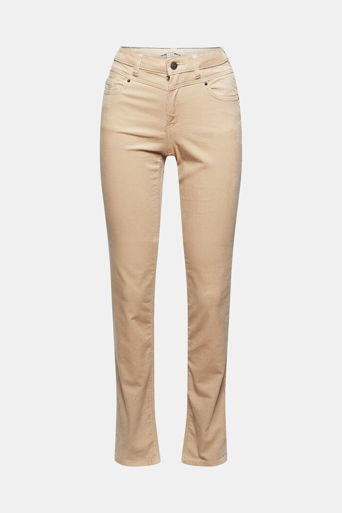 Needlecord trousers in blended cotton