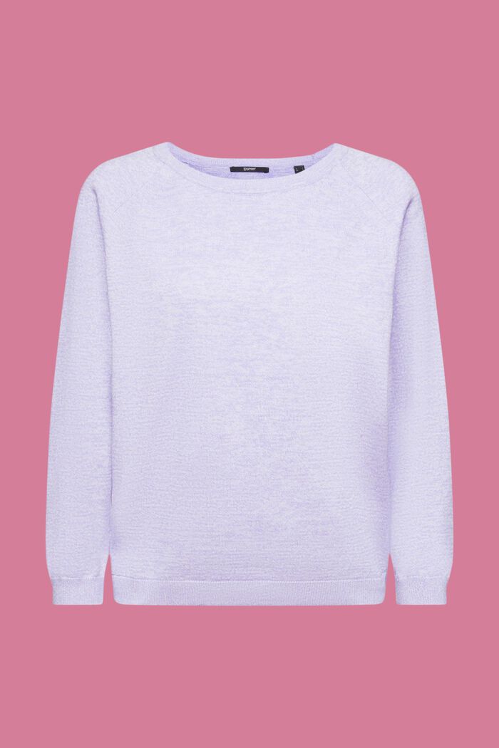 Sweater with batwing sleeves, LAVENDER, detail image number 5