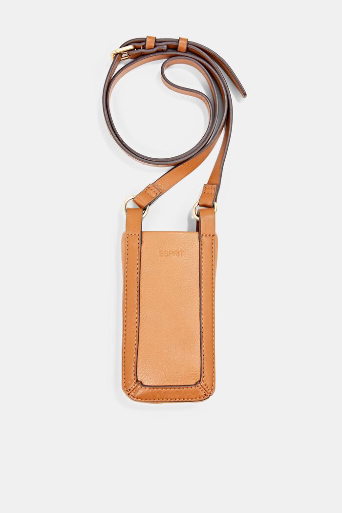 Faux leather phone bag