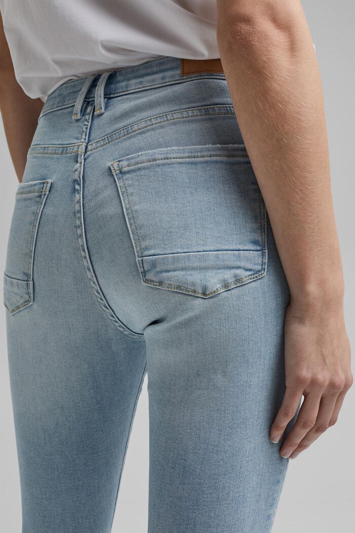 Stretch jeans containing organic cotton, BLUE BLEACHED, detail image number 2