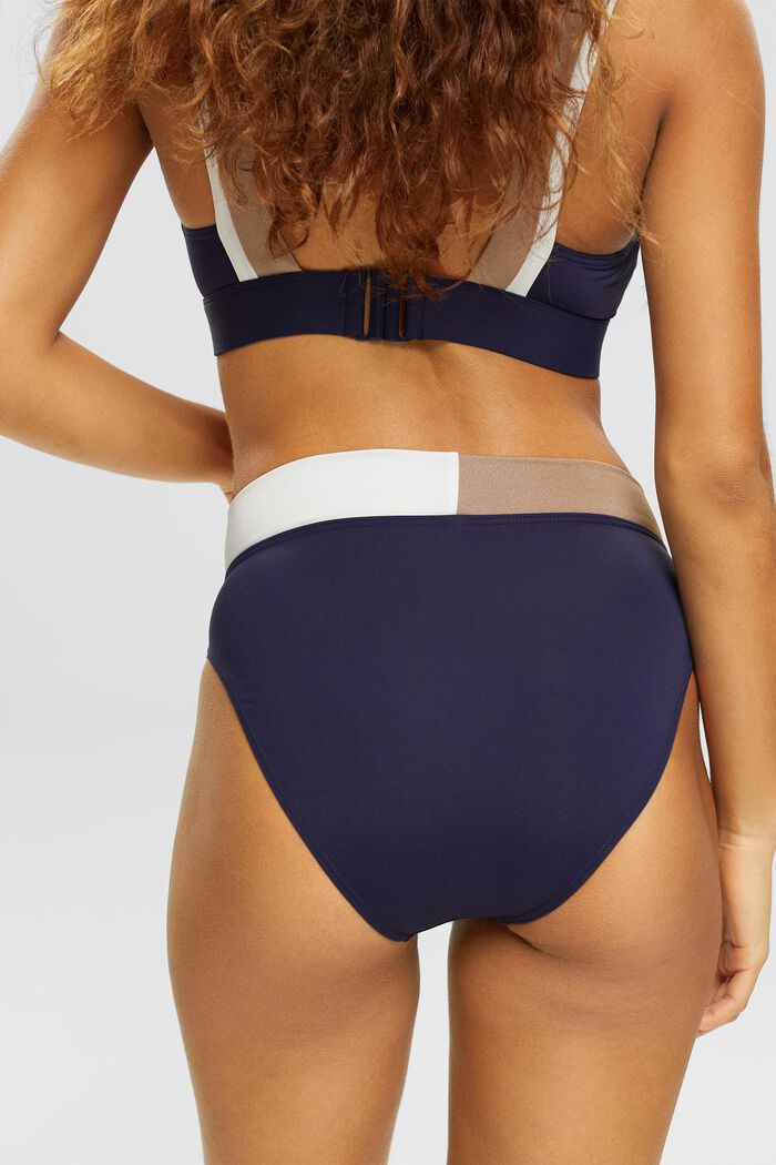 ESPRIT - Tri-colour mid-rise bikini bottoms at our online shop