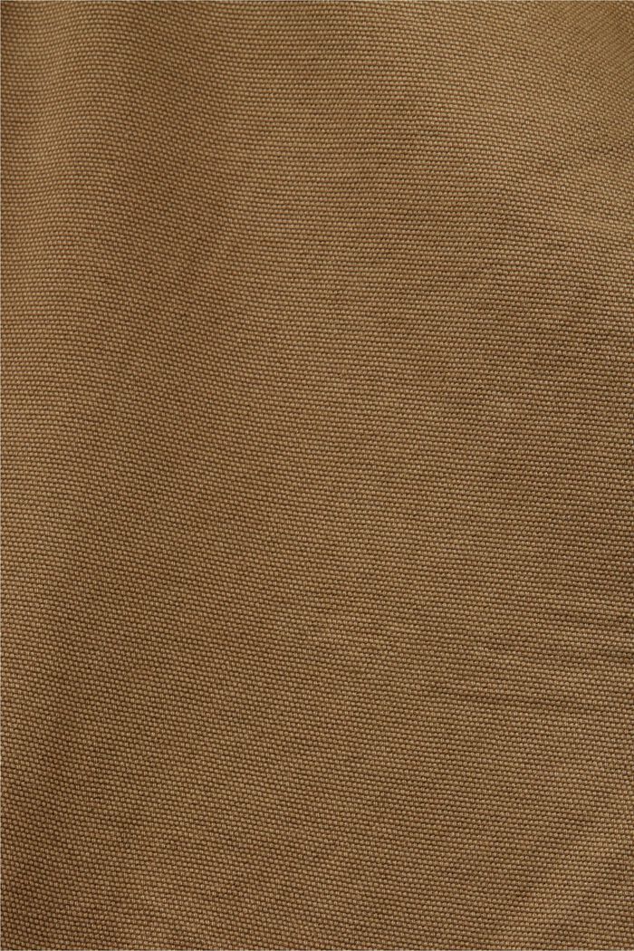 Cargo shorts, 100% cotton, KHAKI GREEN, detail image number 6