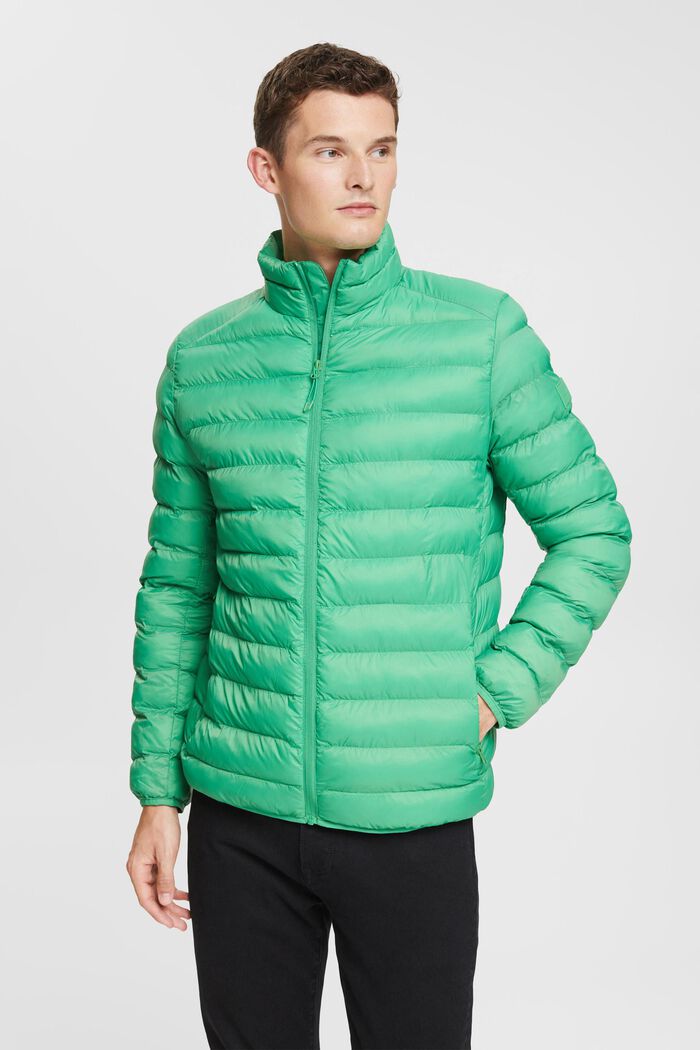 Quilted jacket, GREEN, detail image number 0