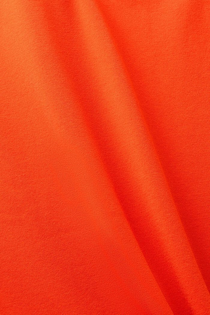 Tech Knit Midi Skirt, BRIGHT ORANGE, detail image number 5