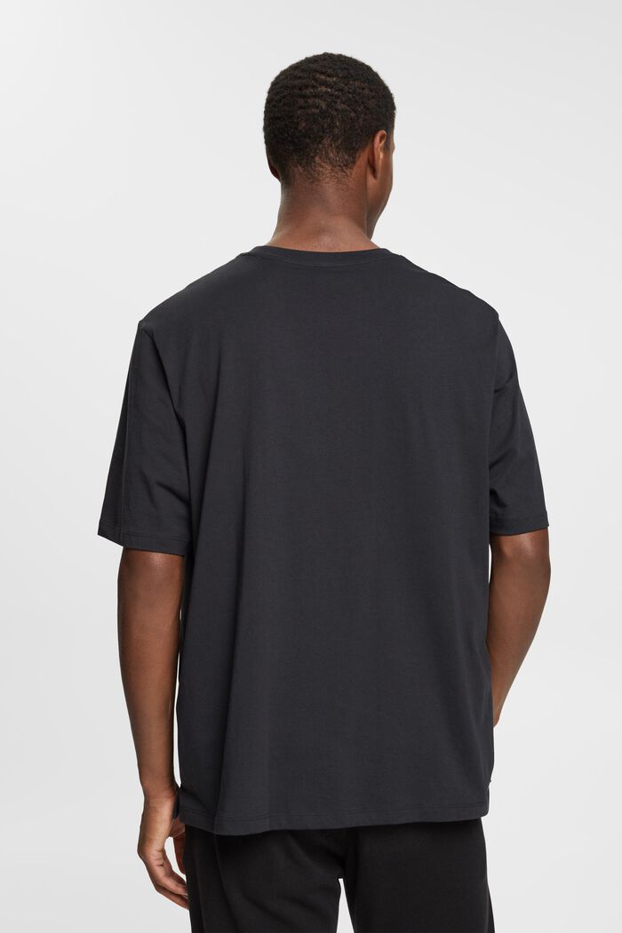 Jersey print t-shirt, BLACK, detail image number 4