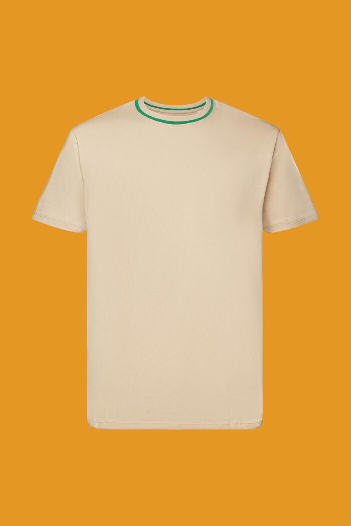 Jersey T-shirt, 100% cotton, SAND, detail image number 6