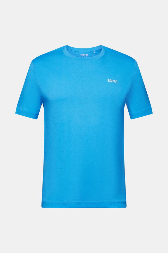 Logo Cotton Jersey T-Shirt, BLUE, detail image number 6