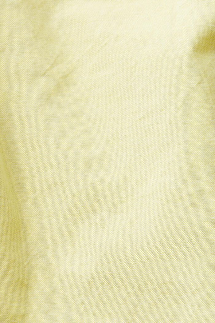 Button-down shirt, BRIGHT YELLOW, detail image number 4