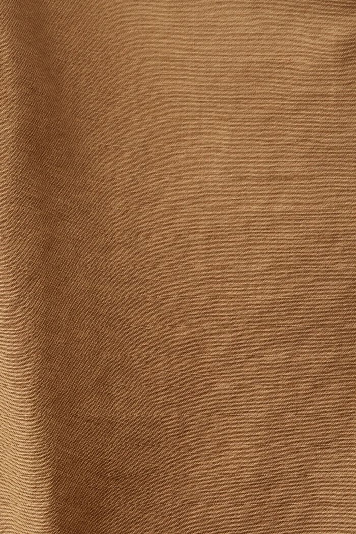 Cargo shorts, 100% cotton, CAMEL, detail image number 5