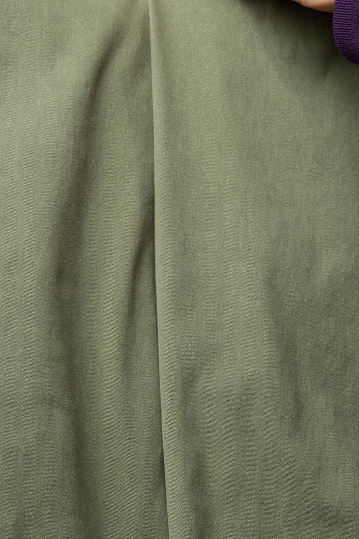 Cotton chinos, GREEN, detail image number 4