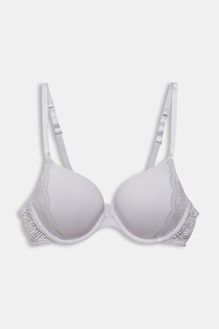 Made of recycled material: padded push-up bra