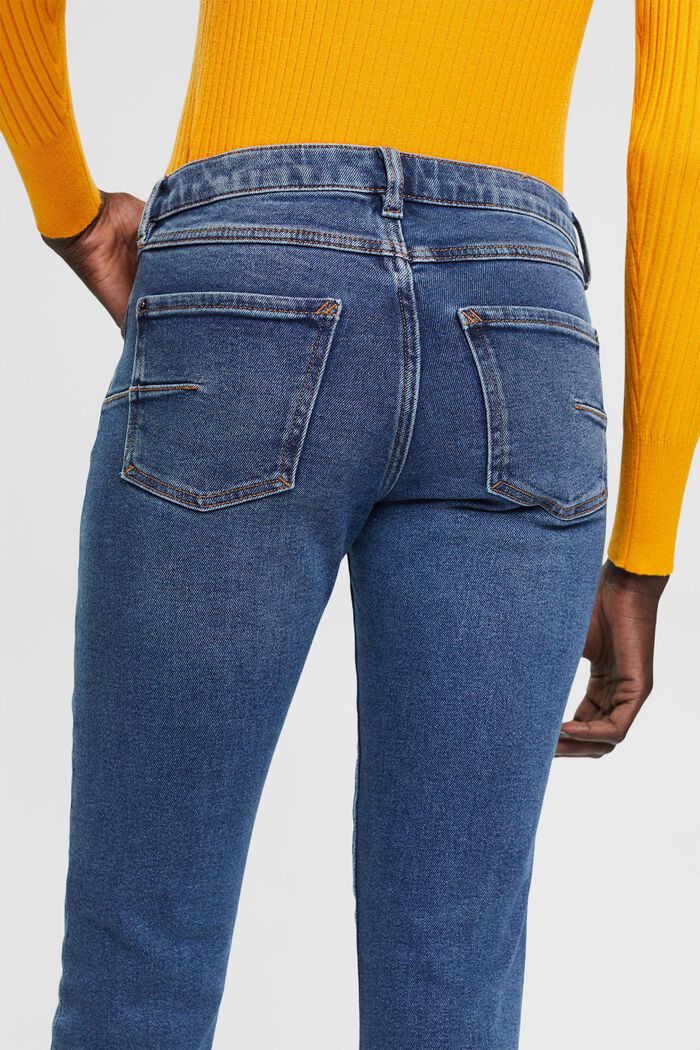 Mid-Rise Slim Stretch Jeans, BLUE MEDIUM WASHED, detail image number 0