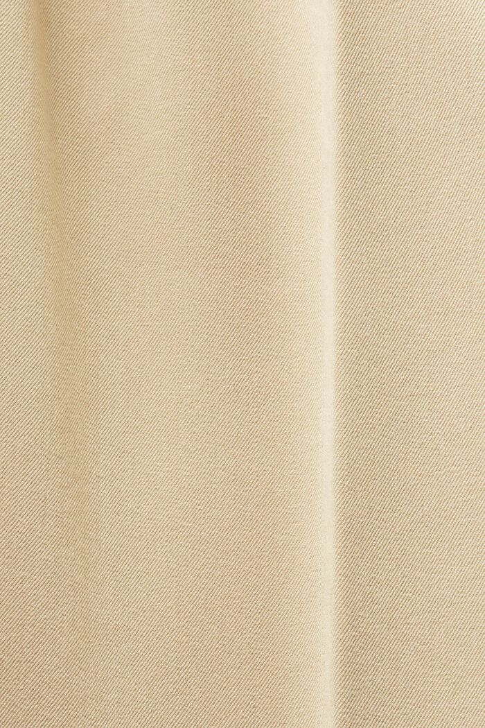 Culotte trousers with blended viscose, SAND, detail image number 6