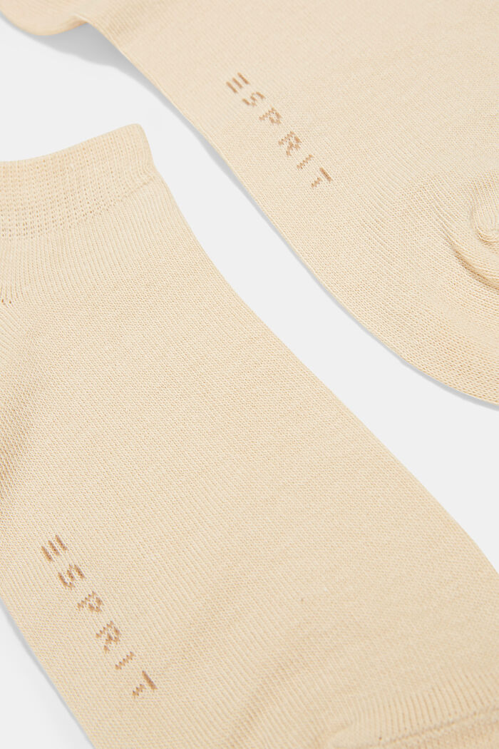 2-Pack Socks, Organic Cotton, CREAM, detail image number 1