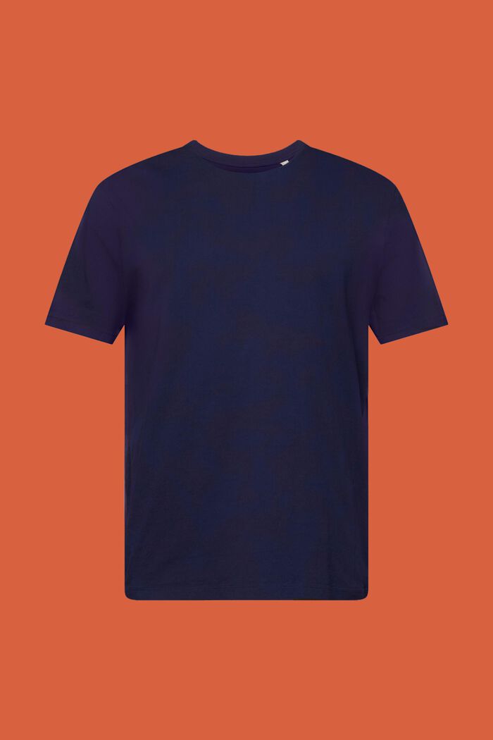 Crewneck t-shirt, 100% cotton, DARK BLUE, detail image number 6