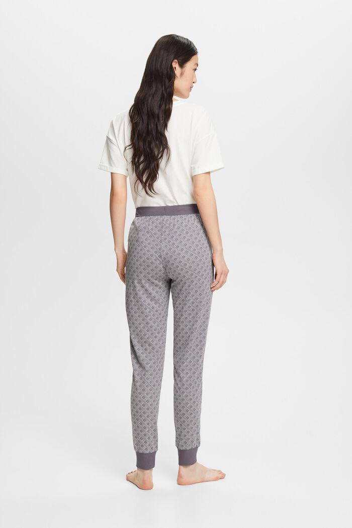 Printed Jersey Pajama Pant, DARK GREY, detail image number 2