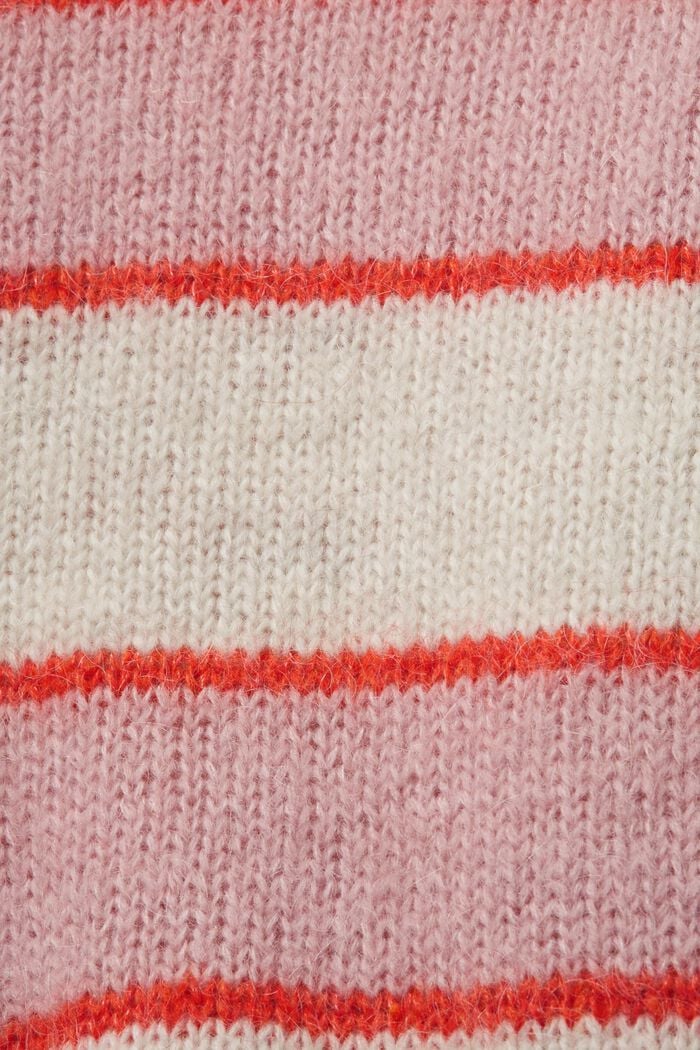 Wool-Mohair Blend Sweater, CREAM BEIGE, detail image number 6