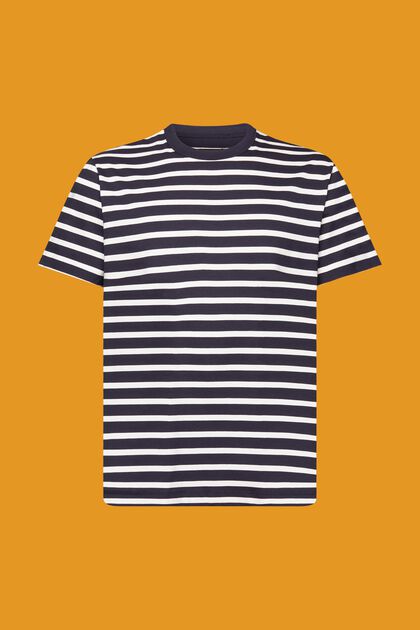 Striped sustainable cotton t-shirt