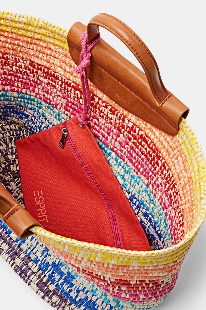 Woven Tote Bag, MULTICOLOUR, detail image number 3